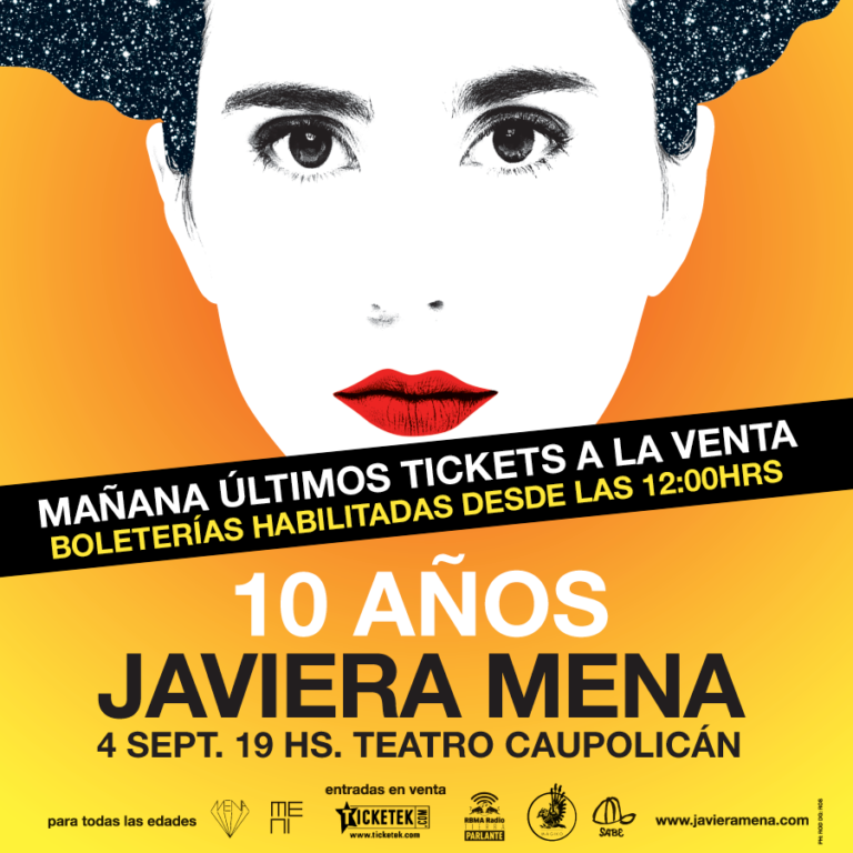 10 años de Javiera Mena en Teatro Caupolicán