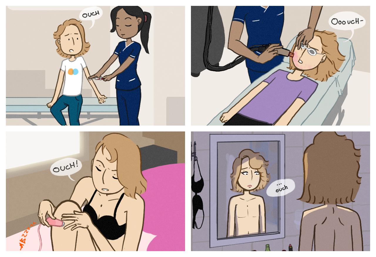 Becoming me, el comic autobiográfico de una lesbiana trans de Santiago de C...